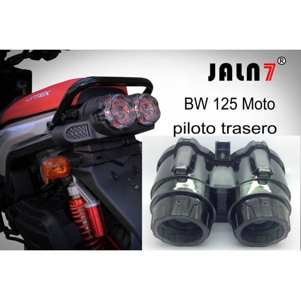 Yamaha BWS125 taillight Moto LED light white turning yellow motorcycle