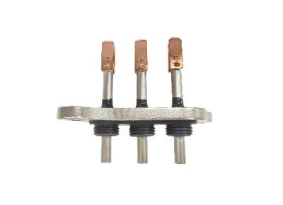 10A Current Hermetic Auto Shop Air Compressor Terminals for Heavy Duty Applications