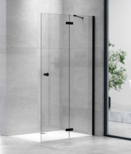 1950mm Shower Cubicles Glass Pivot Shower Door  450 + 450mm Corner Shower Enclosure