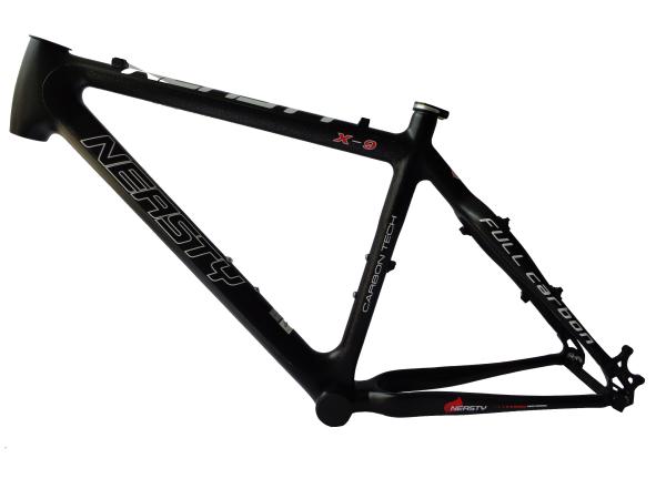 100% Carbon MTB Frame 26er 17/19/21 Mountain Bicycle/Bike Frame Matte Pearl-Black