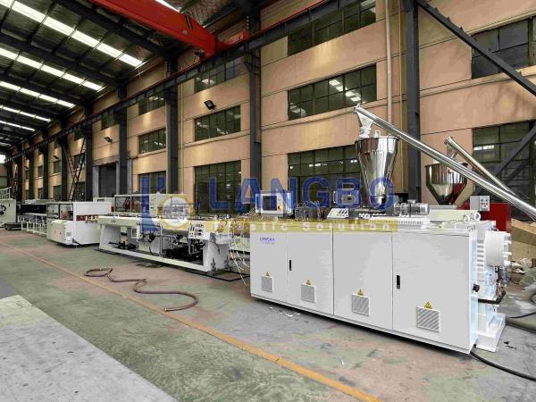 New Global Hot Sale Twin Screw Extruder for PP PE Plastic and PVC Pipe Making Machine