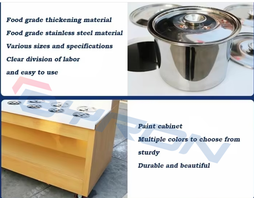 Condiment Hotpot Refrigerator Malatang Open Merchandiser Refrigerator
