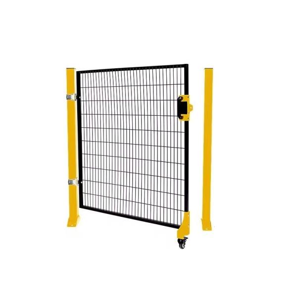 Closed Open Iron Wire Mesh Guard Workshop Isolation Fence Equipment For Robot Barrier