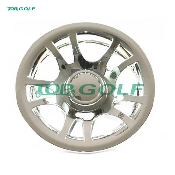 Finir en aluminium de Chrome électrique et enjoliveur 8inch de chariot de golf de gaz