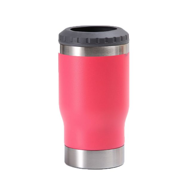 304 Нержавеющая сталь Электрическая чашка с горячей водой для многоразового использования питьевого опыта Ярко-розовый