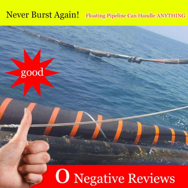 Wear Resistance Floating Pipeline Systems Custom Color For Modular Connection