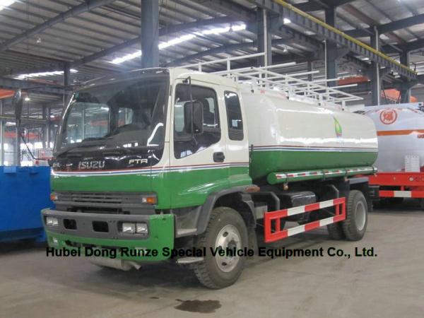 ISUZU oil tanker trucks 16T with Good Quality  fuel pump transport or refuling  oil, diesel, gasoline, kerosene,