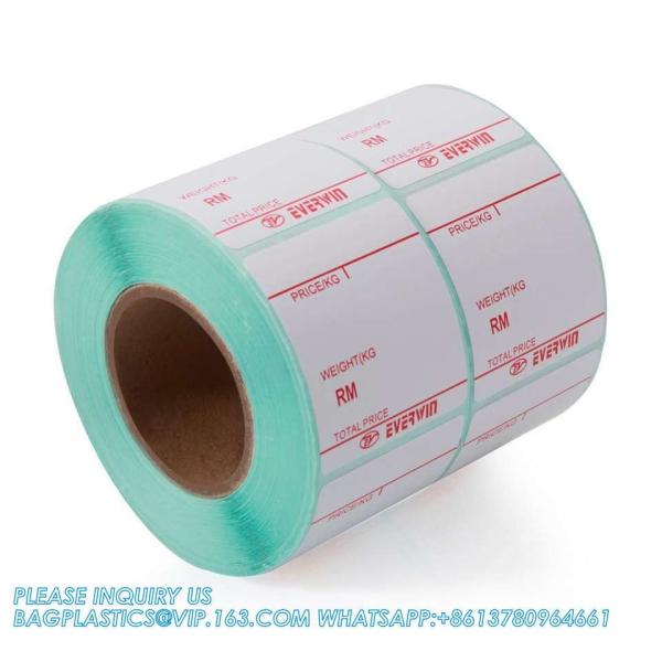 Water Proof Self-Adhesive Label Thermal Sticker For Bottle Supermarket Store Water Bottle, Outdoor Stickers, Camping