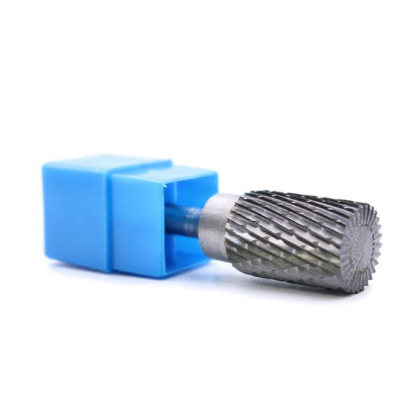 5PCS 6mm 1/4 de polegada Grey Rose Box Tungstênio Rotary Cutter Ferro Alumínio Cut Carbide Burrs Set