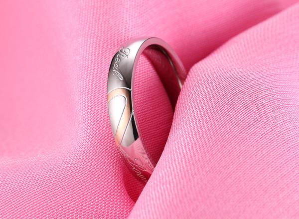 Gold-color Wedding Bands Ring for Women Men Jewelry 6mm Stainless Steel Engagement Ring US Size 5 to 13