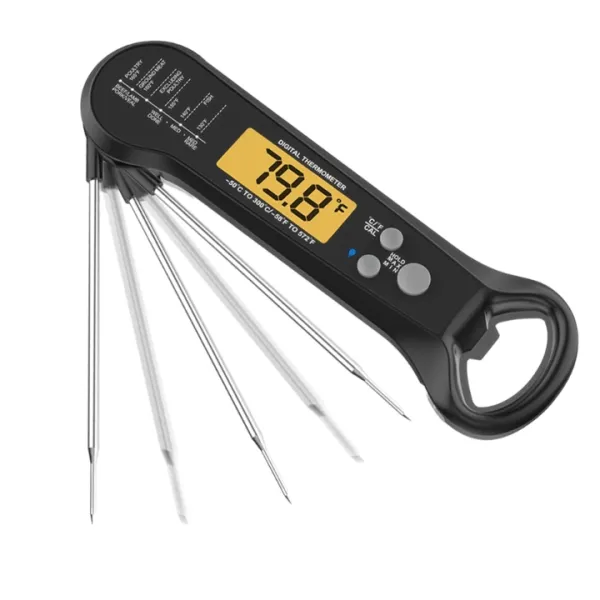 Probe Digital Folding Meat Thermometer For Household Cooking