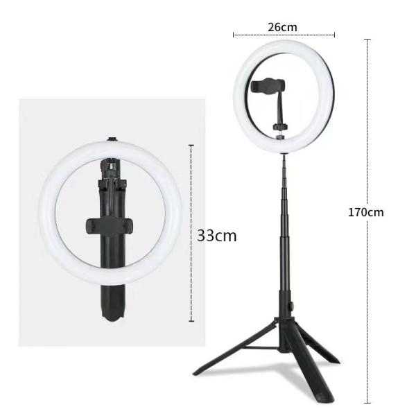 USB Outdoor 120 LED Bulbs 5V Tiktok Ring Lights , Tiktok Stand With Led Light