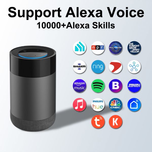 Alexa Built-in Voice and IR Hub for Smart Curtain Control Systems with 360° Infrared and Wi-Fi