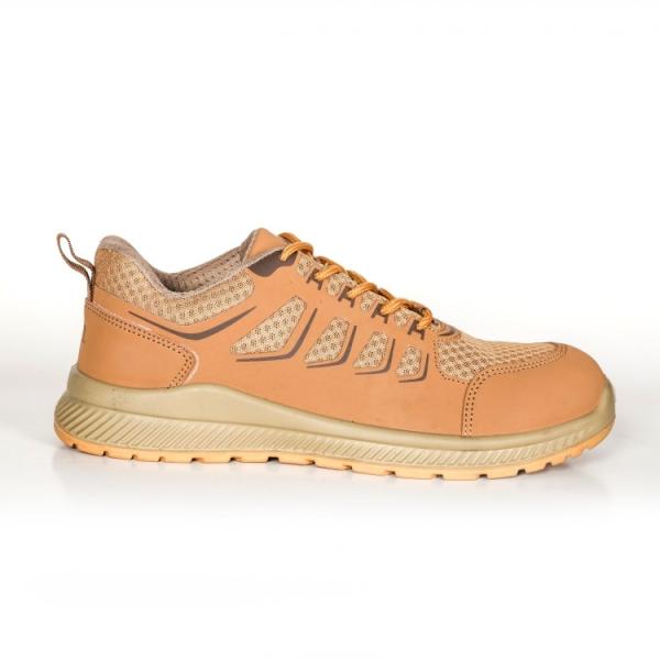 Stay Safe On Job Cement Safety Shoes Suede Cow Leather Upper And Heat Resistant Work Footwear