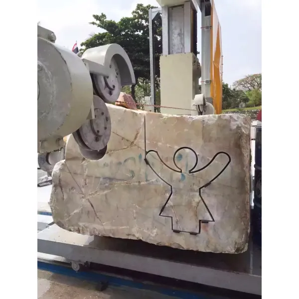 CNC Diamond Wire Saw Machine for Marble Circular Plate Digital Letter Cutter