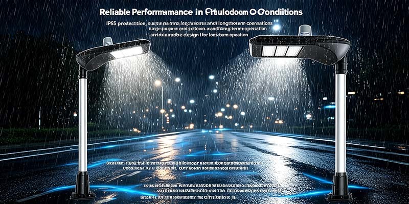 Cloud‑Managed Smart LED Street Light, Real‑Time Voltage & Current Monitoring, Urban Highway Lamp