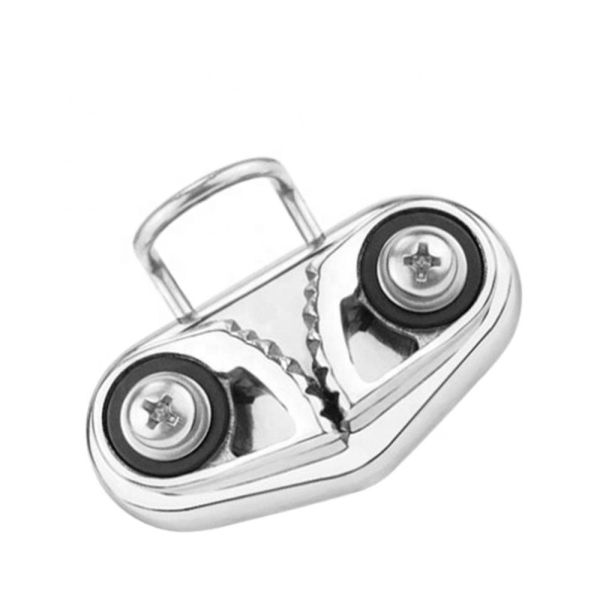 JIS 10mm Rope Bearing swivel Cam Cleat / Stainless Steel Dock Cleats