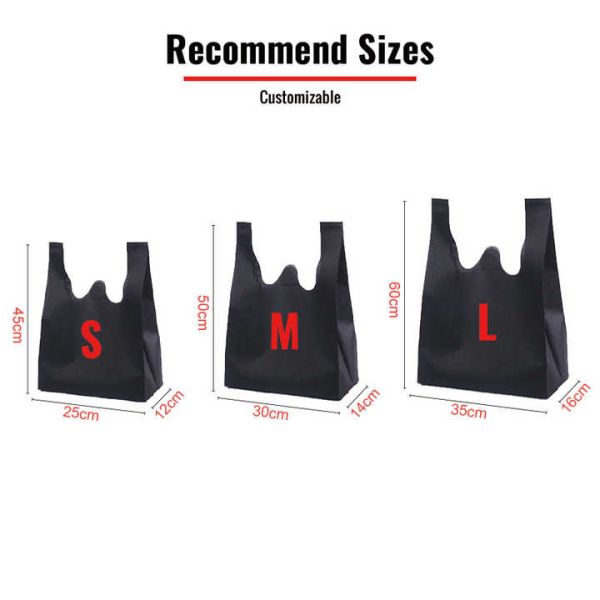 Custom Logo Retail Biodegradable Grocery Reusable Shopping Tote T-Shirt Plastic Corn Starch Vest To Go Poly Bag Supermarket