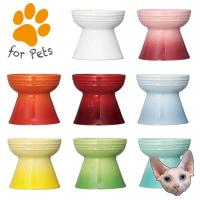Cuvette en céramique écologique d'animal familier, facile de nettoyer Logo Personalized Ceramic Cat Bowls