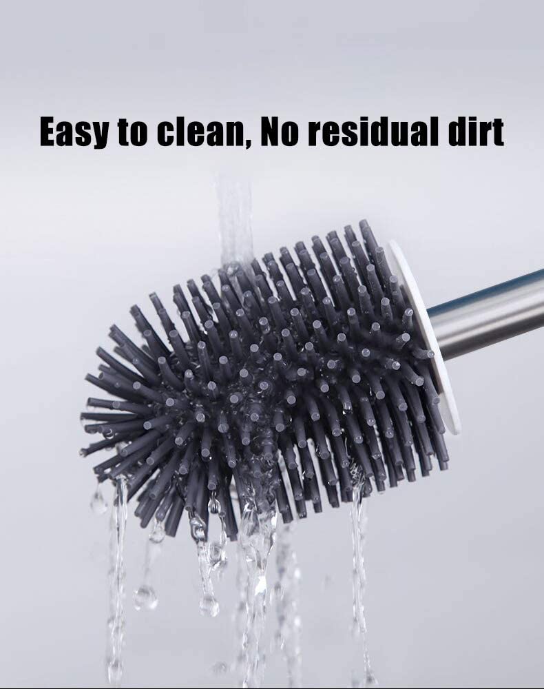 Щетка чистки туалета силикона 3.9*3.9*14.5 с диаметром нити стойки 0.3mm