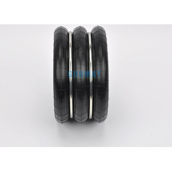 Durable Industrial Air Spring Triple Convoluted Rubber Airbag Replacement Air Ride Suspension