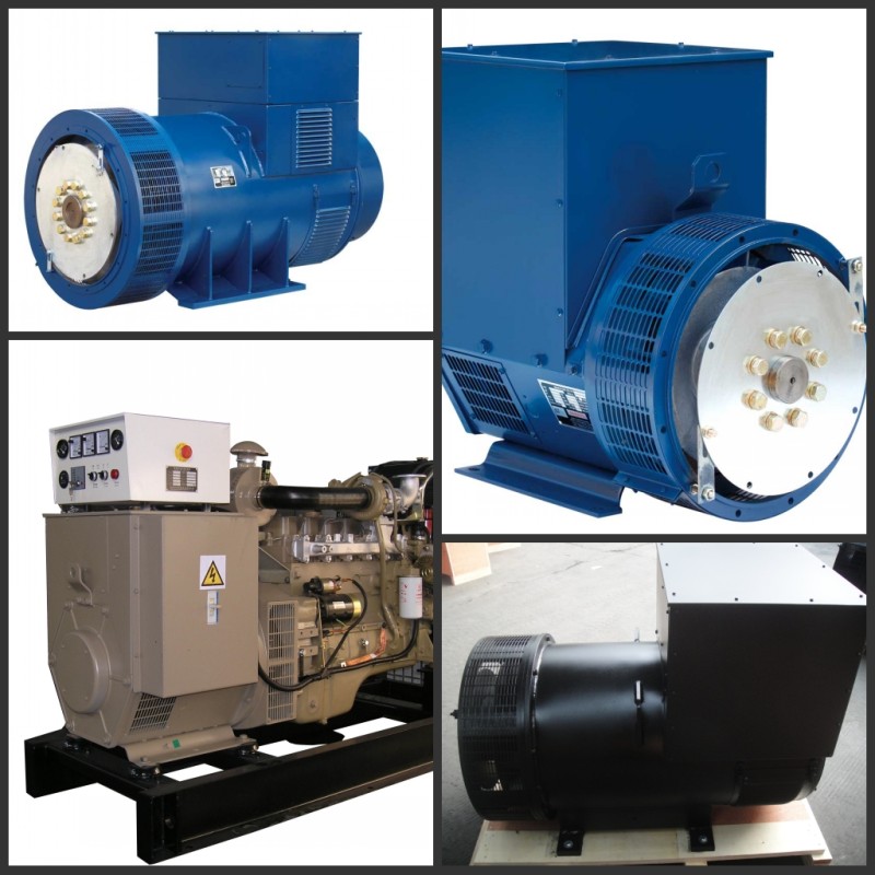 400Kw / 500Kva 3 Phase AC Generator Self - Exciting 2/3 Pitch Winding