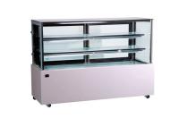 4 pés quadrados Glass Cake Display Chiller Patisserie Bakery Display Case