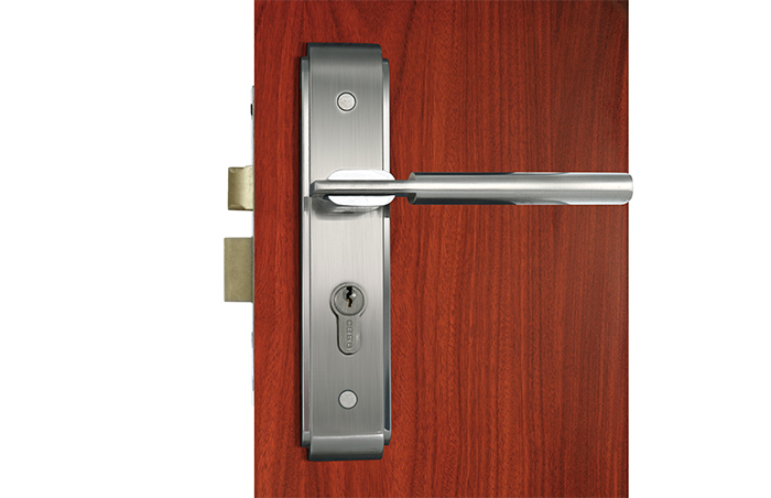 Высокобезопасное рукоятка Мортиз дверной замок Пятно никель Популярный стиль