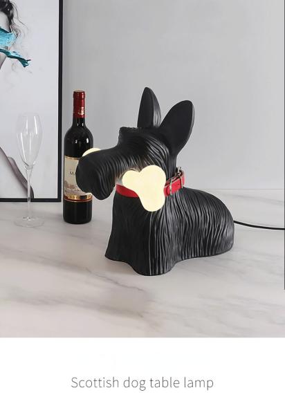 Italy Designer Scotch Dog Pendant Lamp for Living Room Kitchen Bedroom Europe Fancy aesthetic lamp(WH-MTB-276)