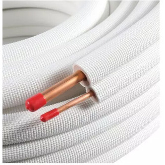 Pancake AC Spare Part Air Conditioner Insulated Copper Tube 1/2'' 3.5m