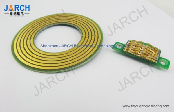Através do conector de alta velocidade do anel deslizante do estojo compacto do furo para o equipamento do CNC