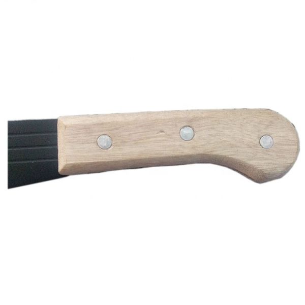 Heat Treatment Hand Forged Wooden Handle Machete Multi Purpose ODM DIY