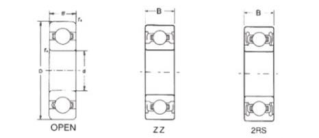 6.342 6,35 мм Размер отверстия высокоскоростной керамический шарикоподшипник R188