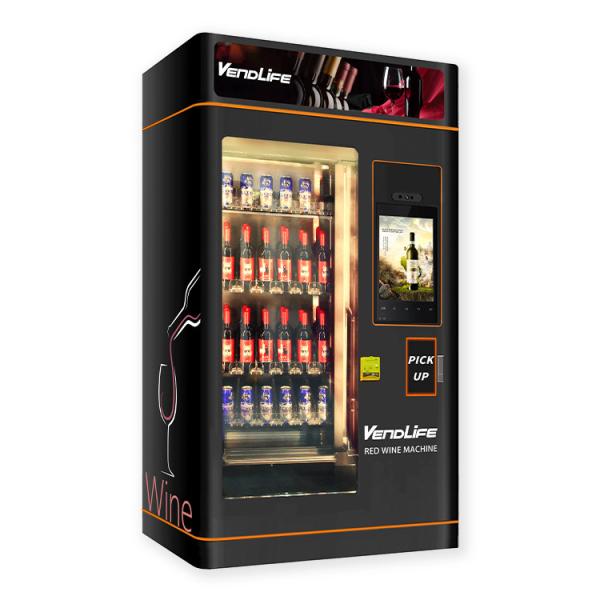 máquinas de venda automática do vinho 220V, 900W Moet Alcoholic Drink Vending Machine