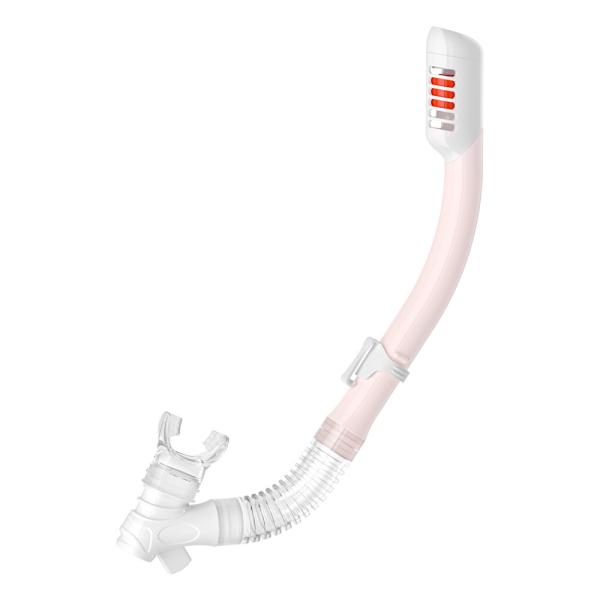 Red Sport Training Underwater Diving Breathing Tube Silicone PVC Mouthpiece For Kids