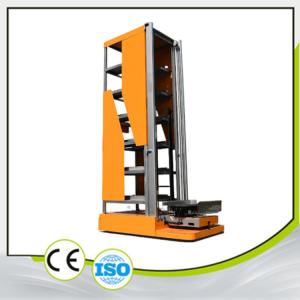 AGV自動運転車両 三次元棚素材箱 各荷物をピックアップして配置 30KG