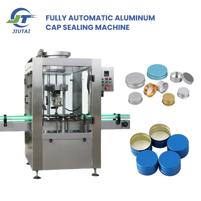 Jiutai Automatic Aluminum Screw Caps Capping Machine Pilfer Proof Ropp Capping Machine Tightening Machine