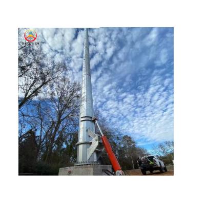 5G Octagonal Galvanized Communication Monopoles