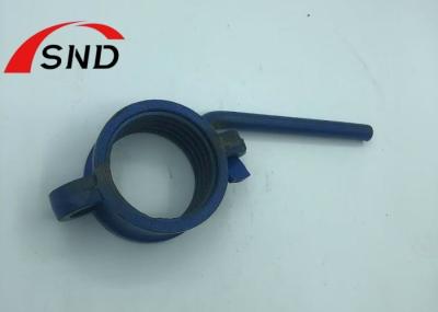 Blue Color Metal castings Prop Nut with Handle Painted