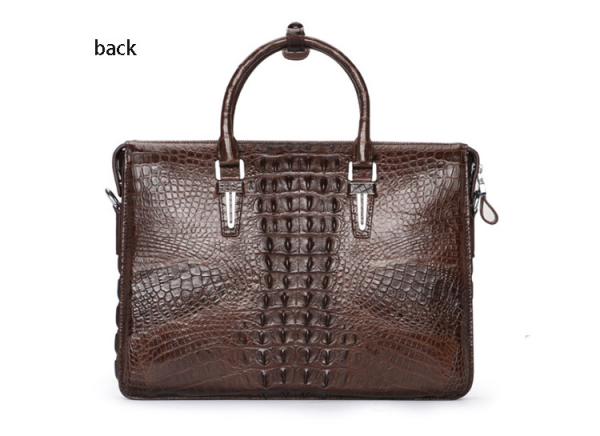 2019 new alligator leather man bag handbag crocodile leather business crossbody bag one-shoulder bag men's briefcase