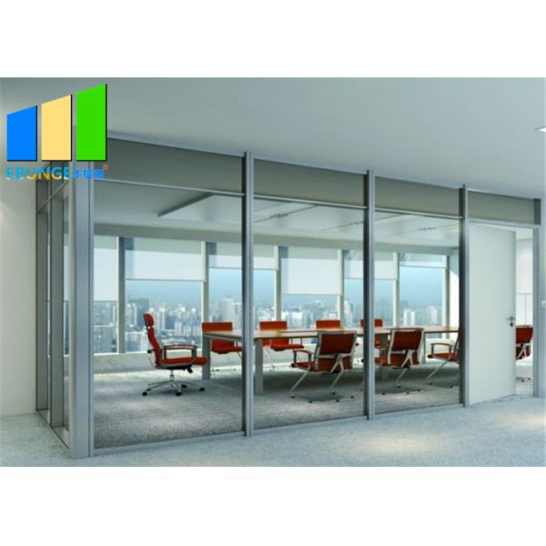 EBUNGEのオフィスおよびホテルの装飾のための耐火性の緩和されたガラス仕切りシステム