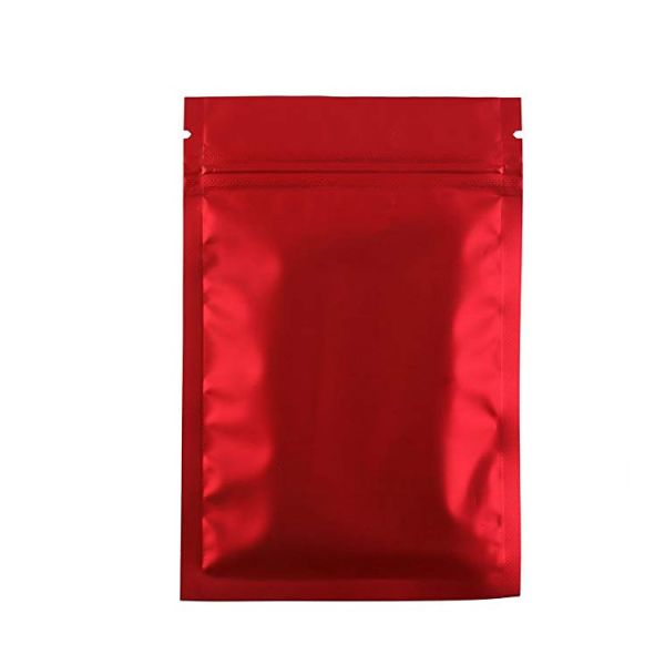 Colorful Mylar k Bag Smell Proof Food Storage Metallic Foil Airtight Bags Plastic Candy Packaging Pouch Flat Heat