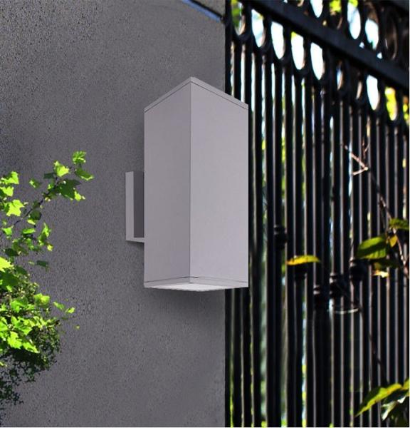 Rectangle Shape Twin-head 12W LED Wall Light Outdoor Waterproof AC85-265V