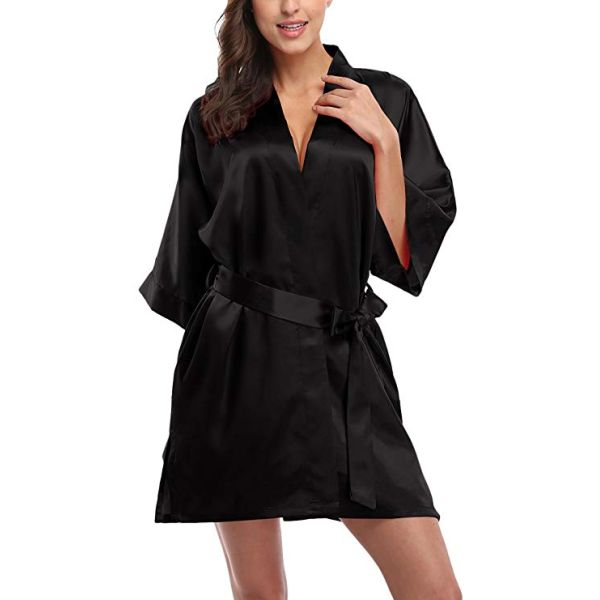 Spring 100% Mulberry Silk Sleepwear , V Neck 22 Momme Silk Pyjamas