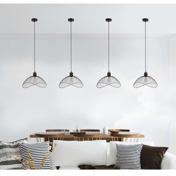 Профессиональная винтажная стеклянная лампа Э14 Э27 смертной казни через повешение для столовой кухни живущей