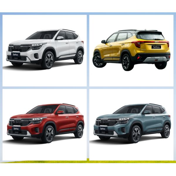 2023 KIA Seltos 1.5L CVT Cámara Tejido eléctrico Multifunción Gas Deportivo Manual de automóviles Kaptivva 5 Coches Frente 4 trasero 4
