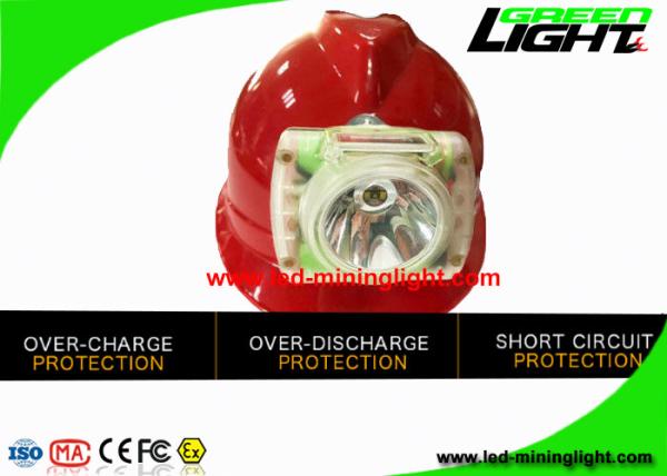 232 Lum LED Mining Cap Lamp Anti Explosion With OLED Screen USB Charger