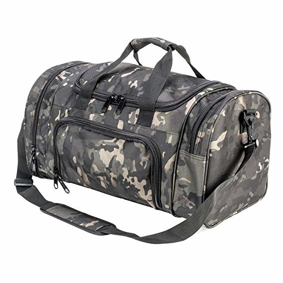 Lightweight Military Tactical Bag Travel Duffle Bag With Shoes Compartment