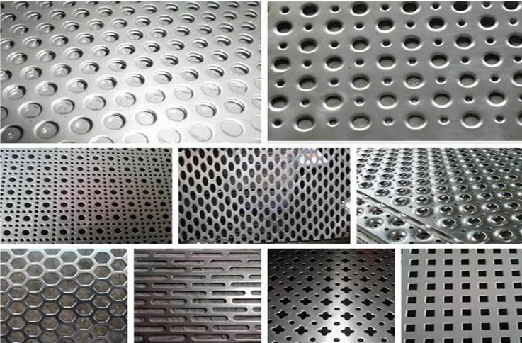 2.5mm Thickness Big Hole Zinc Perforated Metal Mesh