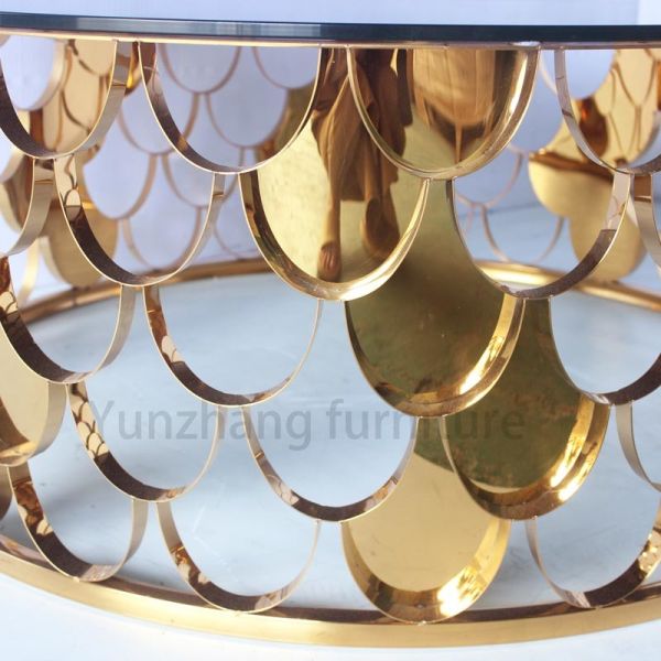 Закаленная таблица центра зеркала стеклянная уникальная, журнальный стол мебели комнаты прожития